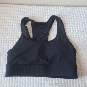 Fabletics Women's Black Sports Bra Size S